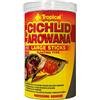Tropical Cichlid&AROWANA Large Sticks 1000ml / 300g - Mangime per intensificare i Colori di Grandi ciclidi e di arowana Adulti