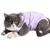 LIANZIMAU Body Gatto Post Operatorio E-Collar Alternativa per Gatti e Cani, Dopo Un Intervento Chirurgico Wear Tuta Gatto Post Intervento