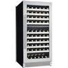 Ristoattrezzature Modello: 92750091678022,Cantina vini refrigerazione ventilata doppia temperatura 65 bottiglie 710x595x1270h mm +5°C + 12°C/+12+ 20°C