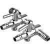 HALJIA 5 mm 2 Vie Acquario Pompa di Flusso d'Aria Splitter Leva di Controllo valvola Linea Aerea Tubo connettore