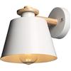 Chrasy E27 Moderno Lampada da Parete Lampada a Sospensione Sconce E27 Moderno Industriale Lampada da Parete in Moderna in Legno d'Avanguardia