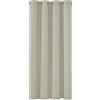 Deconovo Oscuranti per Interni Cameretta Bambini 138 CM Altezza, Oscurante Termica Isolante con Anelli per Finestre Moderne 1 Pannello, 132x138 CM, Beige Chiaro