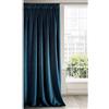 Eurofirany RIA Tenda Oscurante, Tenda con Fettuccia Arricciatenda - 1 pz, Tenda Extra Lunga, Elegante, Tinta Unita, Soggiorno, Camera da Letto, Densità 290 g/m², 140x270 cm, Blu Scuro