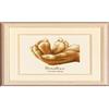 VERVACO Kit Punto Croce Contato Piccoli Piedi Annuncio Nascita Punto Croce ca. 19 x 16 cm Regalo Personalizzato Set Fai da Te attività Creative Adulti Benvenuto Bambino Cross Stitch