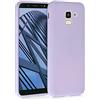 kwmobile Custodia Compatibile con Samsung Galaxy J6 Cover - Back Case per Smartphone in Silicone TPU - Protezione Gommata - lavanda