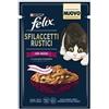 Purina Felix Sfilaccetti Rustici per Gatti Adulti da 80 gr Gusto Anatra