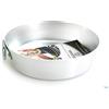 Baldassare Agnelli Pentole Agnelli Family Cooking Alluminio Tortiera Conica con Anello, Argento, 28 cm