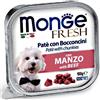 MONGE FRESH CANE ADULTO UMIDO 100 G PATE' E BOCCONCINI MANZO