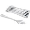 cozydiscount Set di 6 - Forchetta Oyster - Con Dente Sezione - Acciaio Inossidabile 18/10