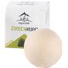 myZirbe Sfera di pino cembro di Salisburgo, 7 cm, 100% legno di cembro naturale delle Alpi austriache