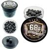 SSR 100 x Premium Hard Mix Rubber Steel Balls Paintballs Reballs Gomma Palline Pistole di Difesa 68 Calibro