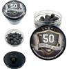 SSR 100x Hard Mix Rubber-Steel Balls Patinballs Rubberballs Pallini in Gomma Acciaio 50 Calibro Cal. for Paintball Defense Gun Pistol