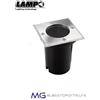 LAMPO Faretto Carrabile Quadrato GU10 IP65 230V - Resistente, da Esterno, per Giardino o Passaggio