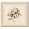 VERVACO Kit Punto Croce Contato Bambino E Orsacchiotto Annuncio Nascita Punto Croce ca. 22 x 20 cm Regalo Personalizzato Set Fai da Te attività Creative Adulti Benvenuto Bambino Cross Stitch