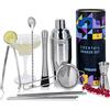 Boston Shaker Kit Barman Cocktail, Idee Regalo Donna Uomo