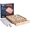 BOHS Gioco da Tavolo Sudoku in Legno con Cassetto - Incluso Libro con 100 Puzzle Sudoku per Adulti - Giocattoli da Scrivania per Stimolare la Mente