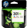 HP Cartuccia d'inchiostro colore CH564EE 301 XL Circa 330 Pagine 6ml