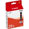 Canon Cartuccia d'inchiostro rosso PGI-29r 4878B001 36ml per circa 3.370 foto (Formato 10 x 15 cm)