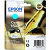 Epson Cartuccia d'inchiostro ciano C13T16324010 T1632 circa 450 pagine 6.5ml Cartuccie d'inchiostro XL