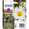Epson Cartuccia d'inchiostro magenta C13T18034010 T1803 circa 180 pagine 3.3ml standard