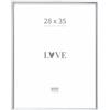 Deknudt Frames S011D1 28 x 35 Cornice Grigio Argento Resina
