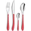 EME Vero Tropical Rosso Servizio Tavola Posate Set 24 Pezzi Acciaio In –  Prestige Home