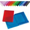 LEBEZ Cartella con elastici - PPL - dorso 3 cm - 35,5 x 26,5 cm - colori assortiti - Lebez (unità vendita 12 pz.)