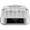 LAGRANGE, Yogurtiera Linea Produzione Francese, 9 Barattoli di Vetro 1.5L programmabile Spegnimento Automatico Segnale Suono 18W 459002