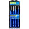 S&R Set Cacciaspine Cacciapunte Cacciachiodi 6 pz. per meccanico in acciaio Cr-V temprato 1,5 mm/3 mm/4 mm/5 mm/6 mm/8 mm