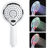 DELIPOP Soffione Doccia LED da Bagno Palmare 3 Colori LED Shower Head prinkler Water Powered 3 Colori Cambiando Doccia con Display Digitale della Temperatura
