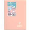 Clairefontaine 376779C Un Quaderno a spirale Koverbook Blush corallo - A4 21x29,7 cm - 160 pagine rigatoes - Papier Blanc 90 g - Couverdeure Polypro Enveloppante