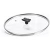 Moneta Nova Coperchio Piatto Bordo in Acciaio Inox, 30 cm