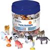 Learning Resources Farm Animal Counters Set di 60 Animali Fattoria per Bambini 3+ Gioco Educativo Matematica Contare Ordinare Regalo Natale Scuola Infanzia