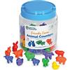 Learning Resources Figurine a forma di animali della fattoria Friendly Farm (set da 72)