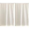 LINDER, Tendine a metà Finestra, 2 pz., Bianco (Weiß), 55 x 120 cm