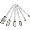 Master Class MasterClass Cucchiai dosatori rettangolari in acciaio inox (set di 6), argento