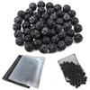 CESFONJER 90 PCS 18mm Acquario Filtro Serbatoio di Pesci bio Palle bio-Palle per la Pulizia di filtrazione + (2 Pcs/15 * 20 cm) Acquario Filtro Sacchetti in Rete