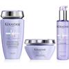 Kerastase blond absolu rituel antigiallo - bain ultra violet 250 ml - masque ultra violet 200 ml e cicaplasme 150 ml