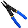 S&R Pinza Spelafili Crimpatrice Professionale 21 cm per Cavi Coassiali/Pinza Elettricista multifunzione: Taglio - Strippaggio - Crimpatura
