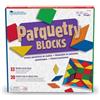 Learning Resources Set Blocchi e Schede Parquet, dai 4 Anni, Gioco con Blocchi 2D per Sviluppo Abilità Matematiche e creatività