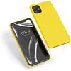 kwmobile Cover per Apple iPhone 11 Custodia - Back Case per Smartphone in Silicone TPU - Protezione Gommata - giallo radiante