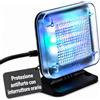 Kobert-Goods Simulatore TV LED Antifurto Casa, 12 LED, Timer | Simula la luce di una TV accesa con sensore crepuscolare integrato: proteggi la tua casa anche in vacanza