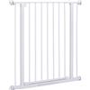 PawHut Cancelletto di Sicurezza per Bambini e Animali Domestici Bianco 76 x 72-82 cm|Aosom
