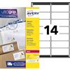 Avery White Address Label - Laser - L7163
