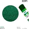 EDM product Rete ombreggiante frangivista 2x10 metri verde 90gr/mq