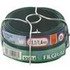 24x Filo di Ferro Zincato, Set di Bobine, da Giardino, Cavo Metallico  Sottile, L:50 m, D: 1 mm, Argento