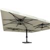 Scolaro Ombrellone Alu Poker Dark 6x6