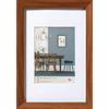 walther design Rovere Scuro 18 x 24 cm con passe-partout, Cornice in Legno Fiorito EF824P