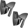 Vogel's VLB 500 B Staffa per montaggio a parete per altoparlanti, Girevole, Premontato, Max 5 Kg, Imballaggio ecologico, Nero (2 staffe)