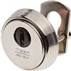 Tesa Assa Abloy E700L26LN Rosetta di Sicurezza E700L per Porta, Ottone Nichelato, Nucleo 2 x 2 mm in Acciaio Laminato, Protezione Cilindro Carbonitrurata, Contropiastra 4 mm